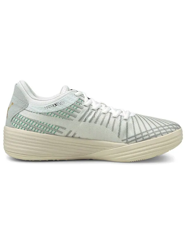 Кроссовки clyde all-pro 'coast 2 coast - celtics' Puma — изображение 2 из 4, белый/зеленый/черный