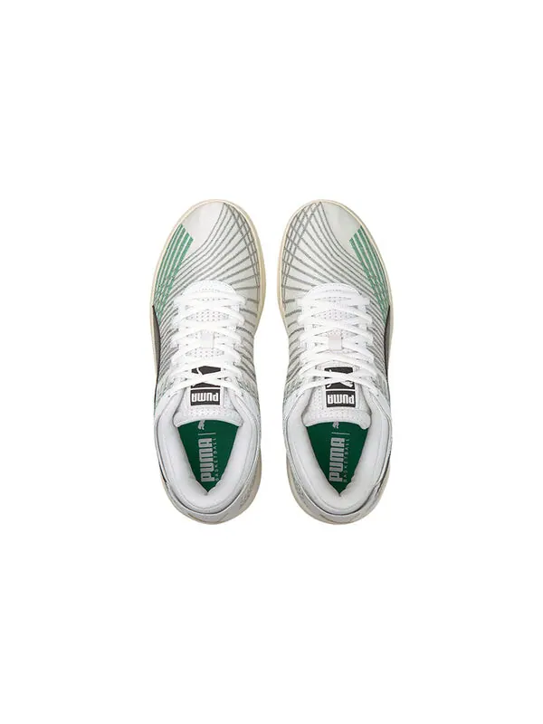 Кроссовки clyde all-pro 'coast 2 coast - celtics' Puma — изображение 3 из 4, белый/зеленый/черный
