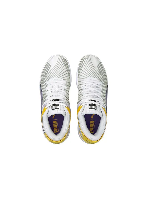 Кроссовки clyde all-pro 'coast 2 coast - lakers' Puma — изображение 3 из 4, белый