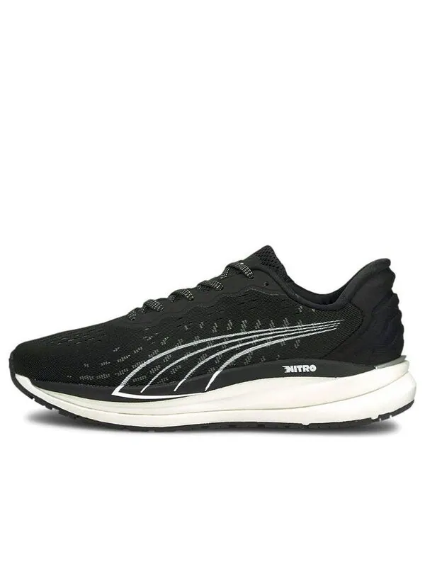 Кроссовки magnify nitro 'black' Puma — изображение 1 из 4, черный/белый