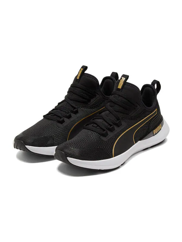 Кроссовки pure xt moto 'black team gold' Puma — изображение 4 из 4, черный/золотистый