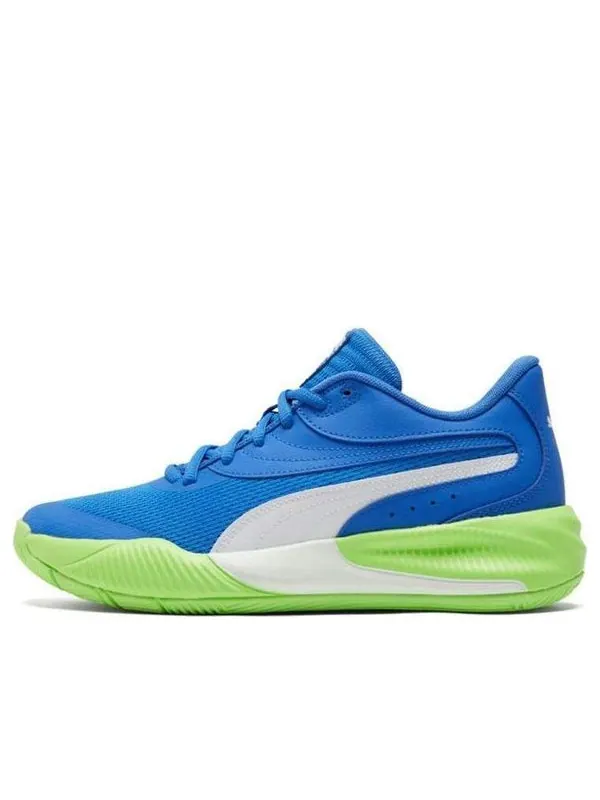 Кроссовки triple basketball 'bluemazing green glare' Puma — изображение 1 из 4, синий/зеленый