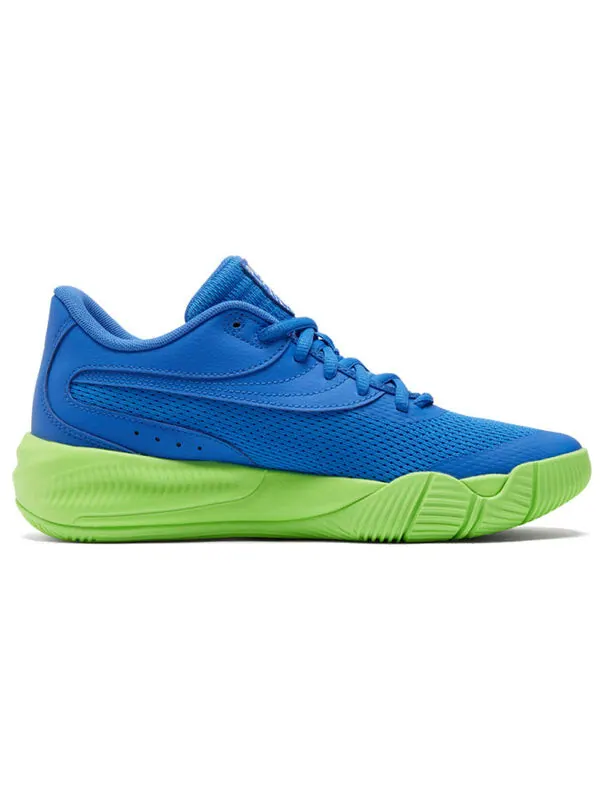Кроссовки triple basketball 'bluemazing green glare' Puma — изображение 2 из 4, синий/зеленый