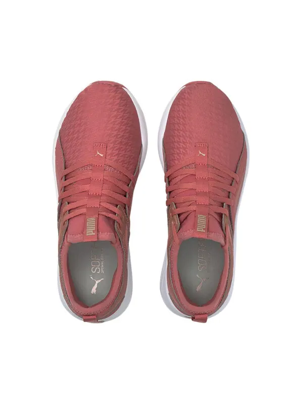 Кроссовки softride sophia q4 shine 'pink white' Puma — изображение 3 из 4, розовый/белый