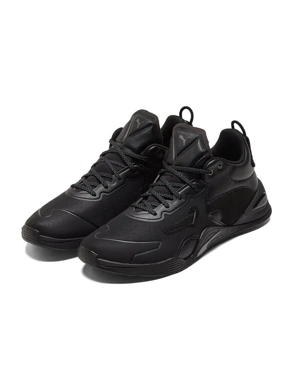 Кроссовки fuse performance leather 'black' Puma — изображение 3 из 4, черный