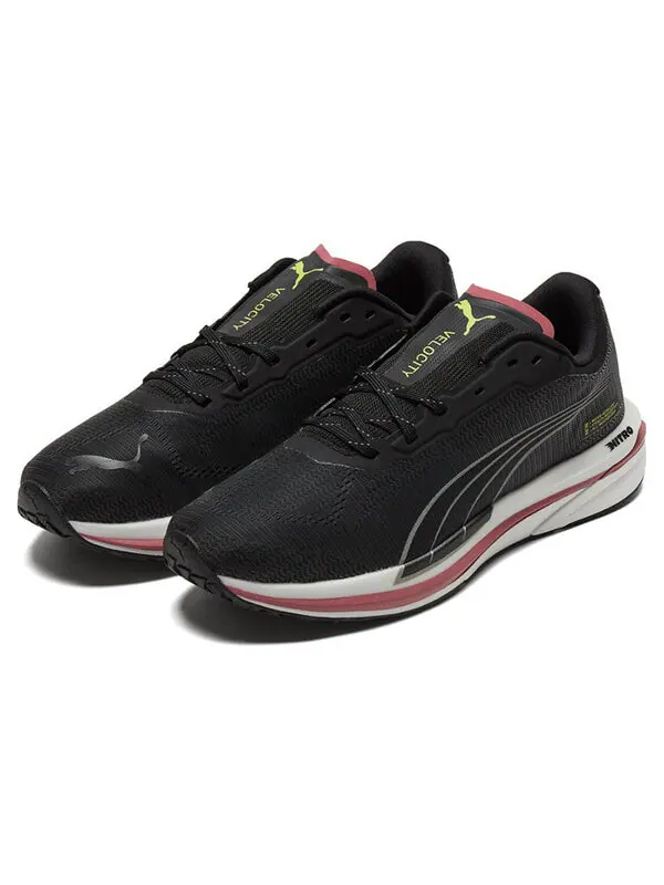Кроссовки velocity nitro 'black white pink' Puma — изображение 3 из 4