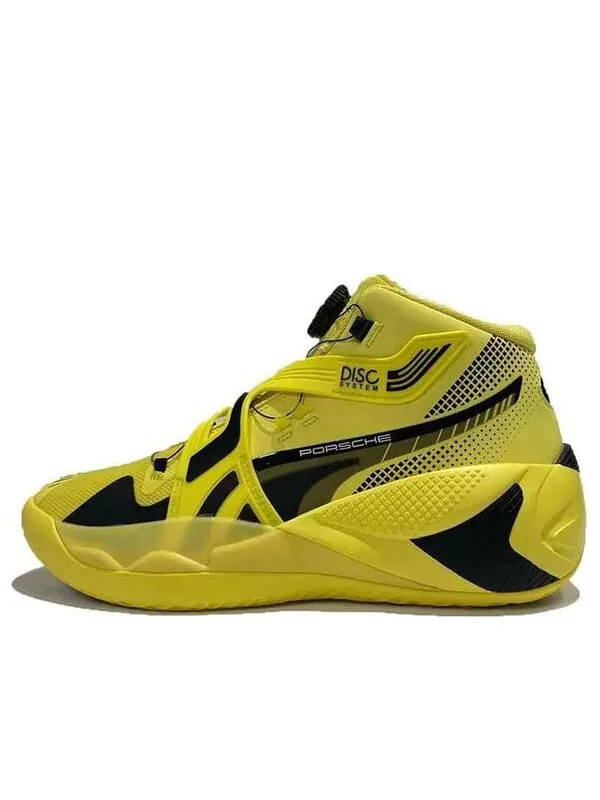 Кроссовки porsche legacy x disc rebirth 'celandine' Puma — изображение 1 из 4, черный/желтый