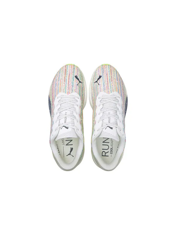 Кроссовки magnify nitro sp 'white sunblaze green glare' Puma — изображение 3 из 4, кремовый/зеленый