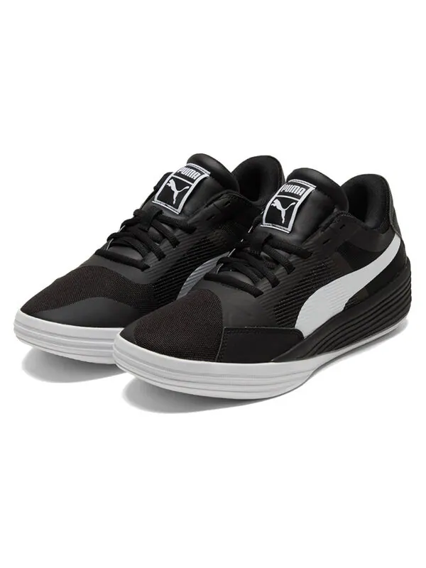 Кроссовки clyde all-pro team 'black white' Puma — изображение 3 из 4, черный/белый
