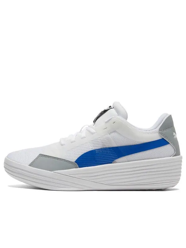 Кроссовки clyde all pro team 'royal blue white' Puma — изображение 1 из 4, белый/синий