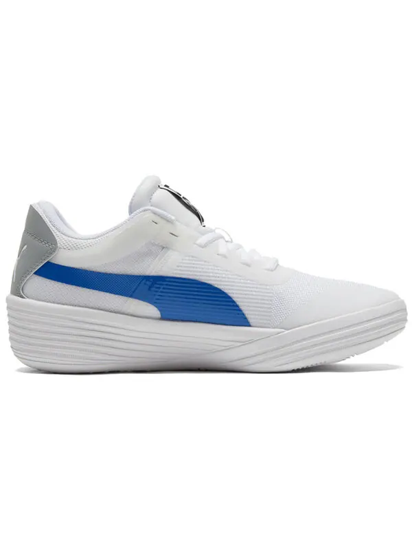 Кроссовки clyde all pro team 'royal blue white' Puma — изображение 2 из 4, белый/синий