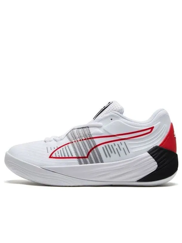 Кроссовки fusion nitro 'white high risk red' Puma — изображение 1 из 4, белый/красный
