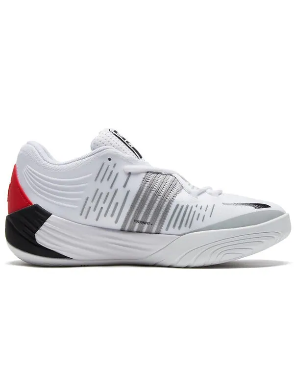 Кроссовки fusion nitro 'white high risk red' Puma — изображение 2 из 4, белый/красный