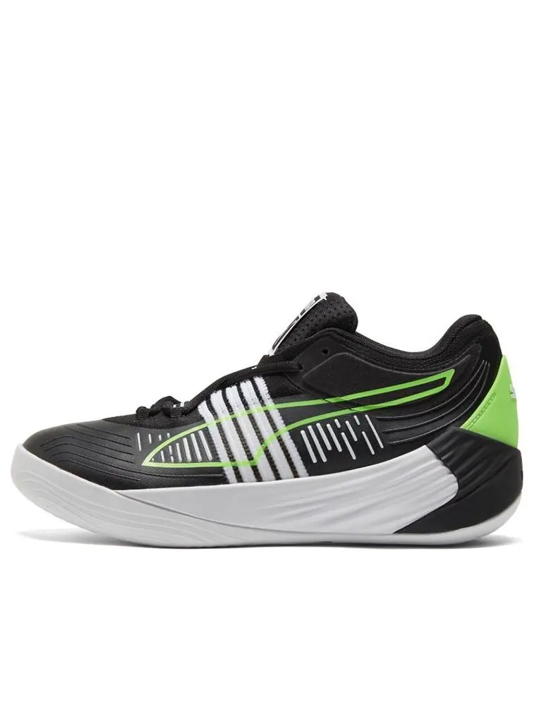 Кроссовки PUMA Fusion Nitro 'Black Green Glare' 195587-01 — изображение 1 из 7, черный зеленый