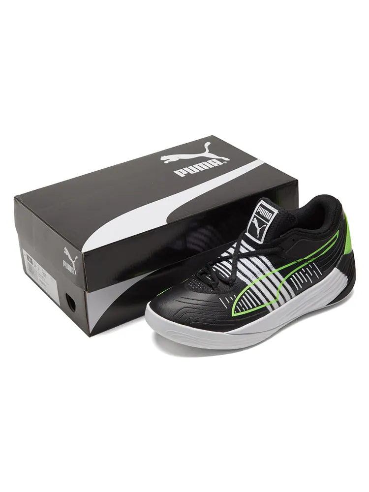 Кроссовки PUMA Fusion Nitro 'Black Green Glare' 195587-01 — изображение 7 из 7, черный зеленый