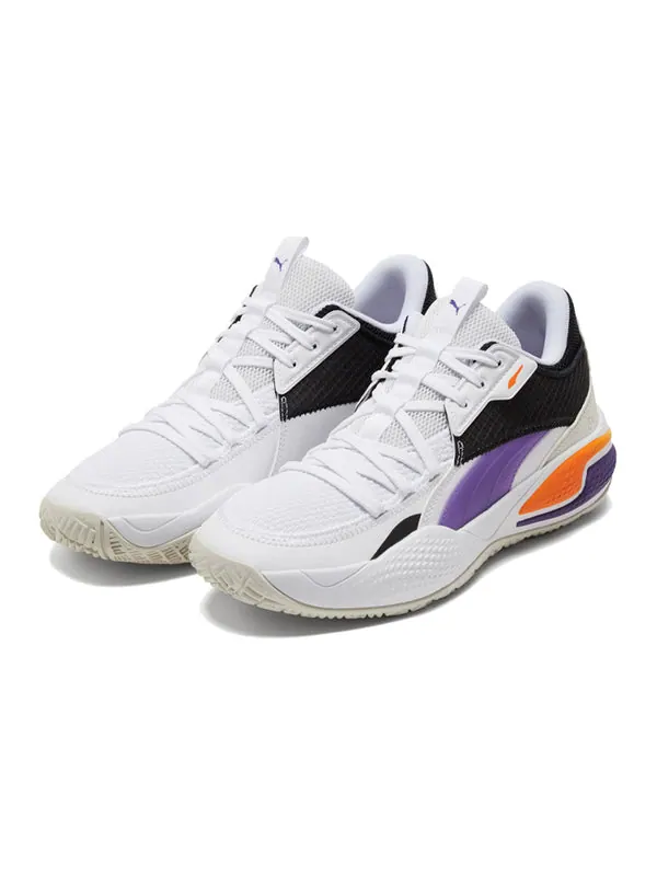 Кроссовки court rider i 'white prism violet' Puma — изображение 3 из 4, белый/черный/фиолетовый