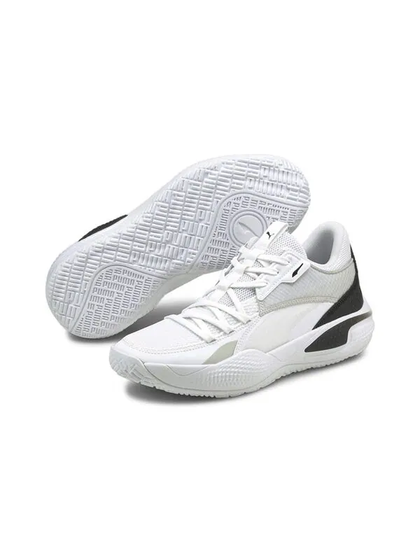 Кроссовки court rider i 'white black' Puma — изображение 3 из 4, белый