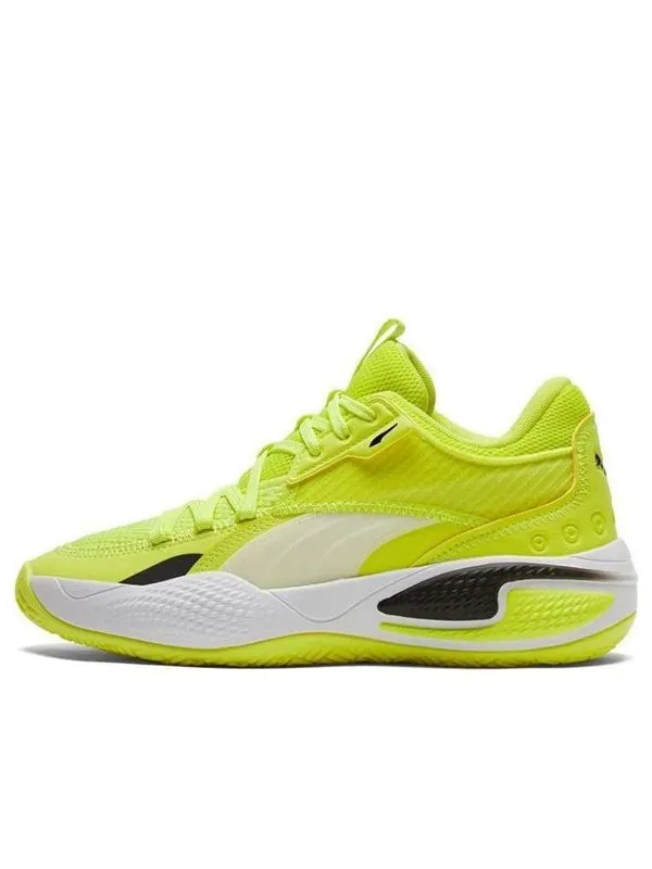 Кроссовки court rider i 'yellow glow' Puma — изображение 1 из 4, желтый/белый