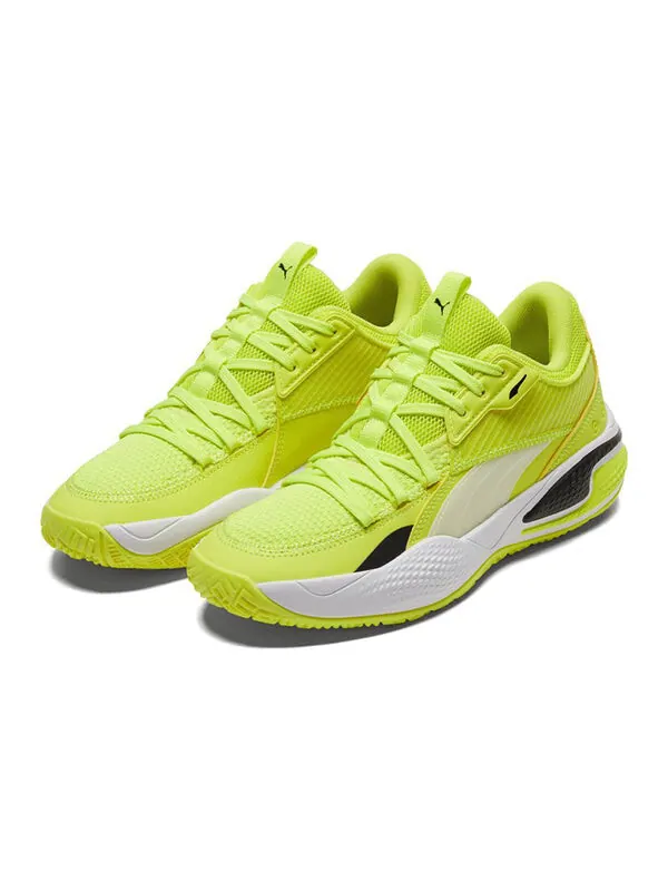 Кроссовки court rider i 'yellow glow' Puma — изображение 3 из 4, желтый/белый