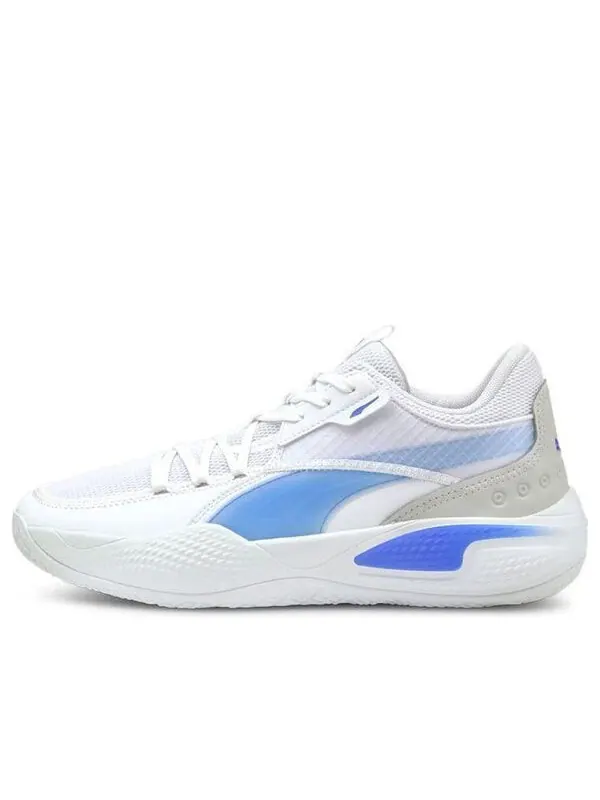 Кроссовки court rider team 'white bluemazing' Puma — изображение 1 из 4, белый/синий