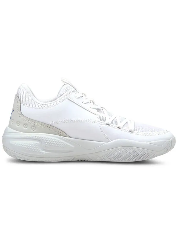 Кроссовки court rider team 'white bluemazing' Puma — изображение 2 из 4, белый/синий