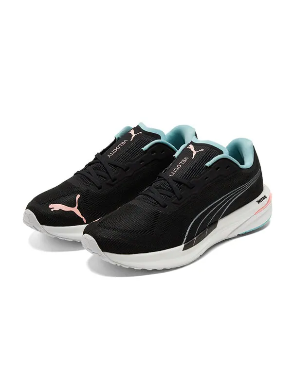 Кроссовки velocity nitro 'black angel blue' Puma — изображение 3 из 4, черный