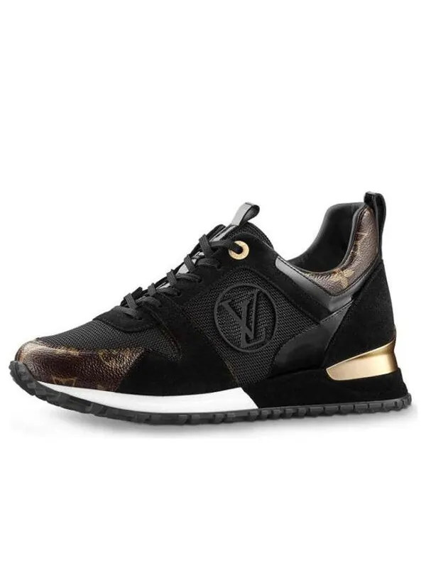 Кроссовки lv run away sports shoes black Louis Vuitton — изображение 1 из 4, черный/коричневый