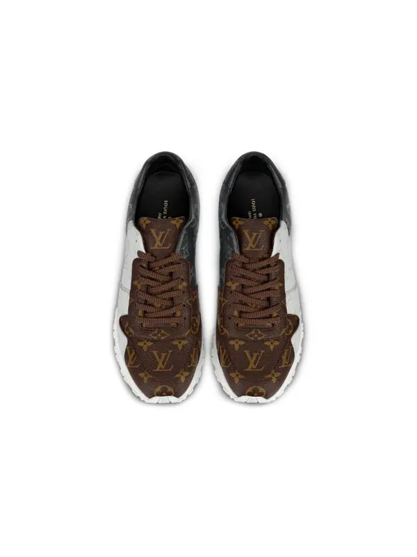 Кроссовки run away sneakers 'multi-color logo monogram' Louis Vuitton — изображение 4 из 4, белый/коричневый/черный