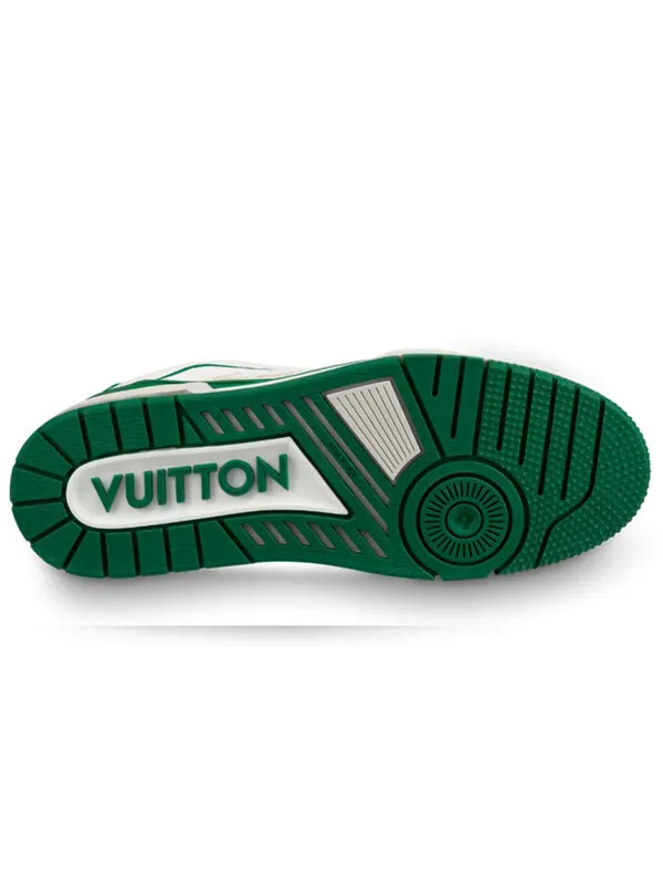 Кроссовки trainer sneakers 'white green' Louis Vuitton — изображение 4 из 4, белый/зеленый