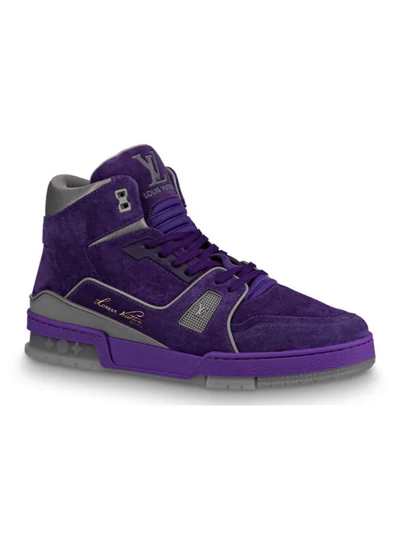 Кроссовки trainer sneakers 'purple grey' Louis Vuitton — изображение 2 из 4
