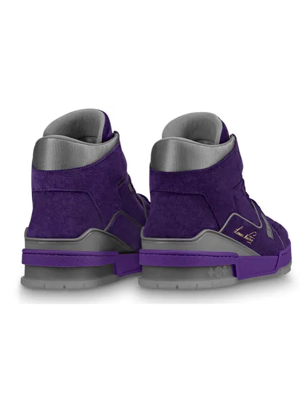Кроссовки trainer sneakers 'purple grey' Louis Vuitton — изображение 3 из 4