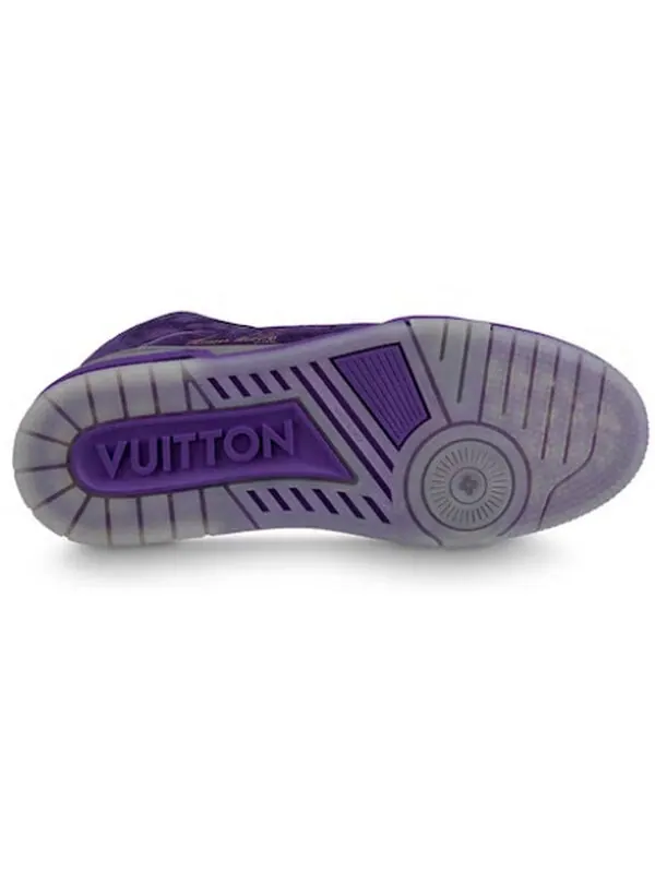 Кроссовки trainer sneakers 'purple grey' Louis Vuitton — изображение 4 из 4