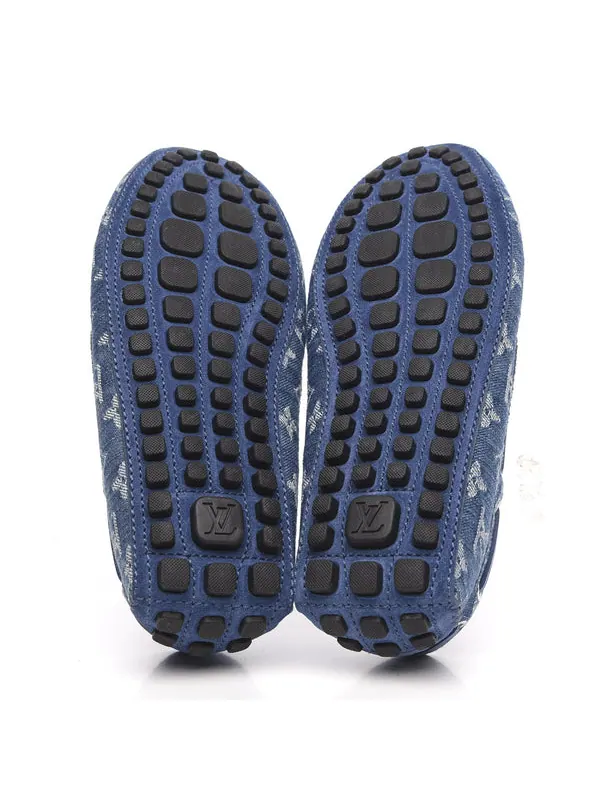 Кроссовки arizona loafers 'denim monogram' Louis Vuitton — изображение 4 из 4, синий