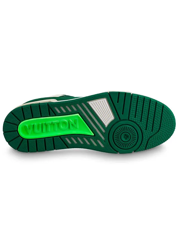 Кроссовки trainer sneakers 'white green' Louis Vuitton — изображение 4 из 4, зеленый/белый