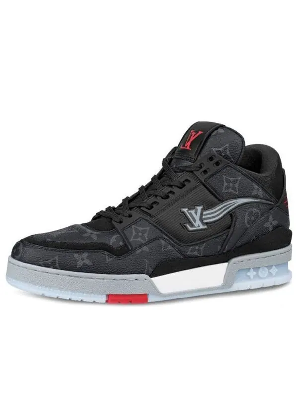 Кроссовки trainer sneakers 'black monogram red' Louis Vuitton — изображение 1 из 3