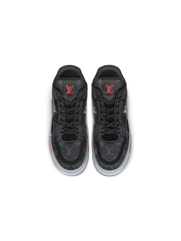 Кроссовки trainer sneakers 'black monogram red' Louis Vuitton — изображение 2 из 3