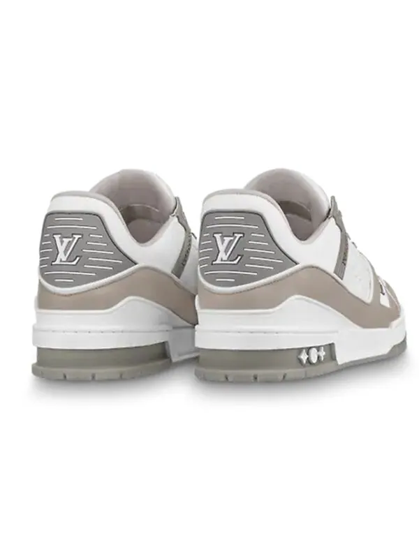 Кроссовки trainer sneakers 'grey white' Louis Vuitton — изображение 4 из 4, серый/белый/бежевый