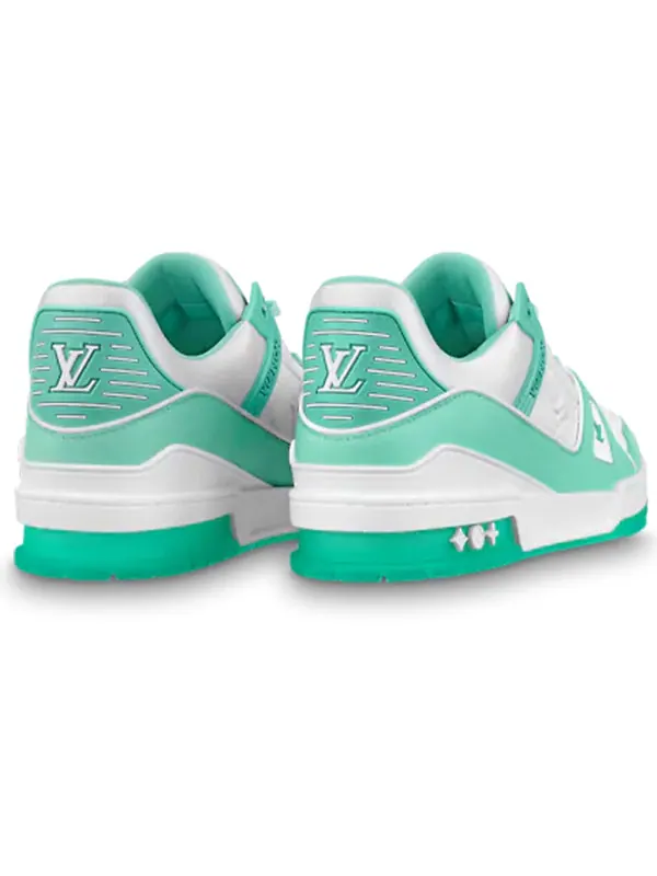 Кроссовки trainer sneakers 'teal white' Louis Vuitton — изображение 4 из 4, белый