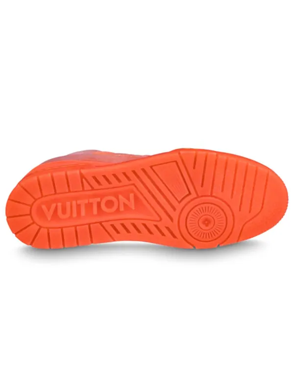 Кроссовки x virgil abloh trainer sneakers 'virgil peach' Louis Vuitton — изображение 4 из 4, оранжевый