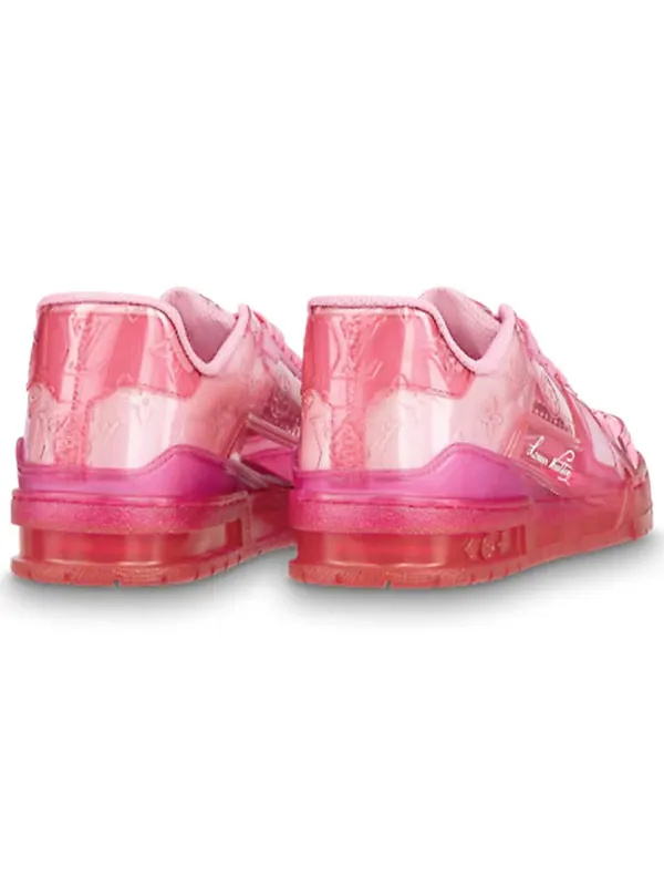 Кроссовки trainer sneakers 'pink pvc' Louis Vuitton — изображение 4 из 4, розовый