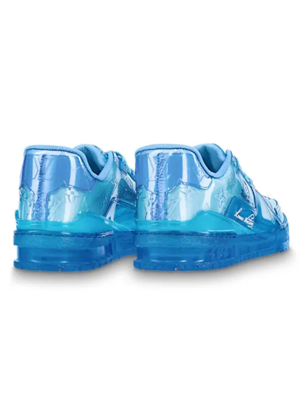 Кроссовки trainer sneakers 'blue pvc' Louis Vuitton — изображение 4 из 4, синий
