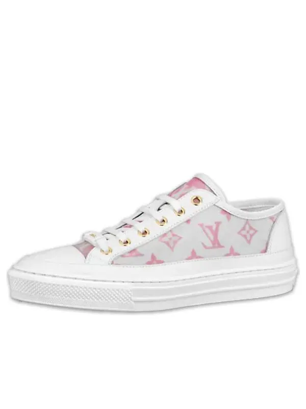Кроссовки stellar sneakers 'white grey pink' Louis Vuitton — изображение 1 из 4, белый/серый/розовый
