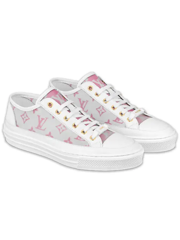 Кроссовки stellar sneakers 'white grey pink' Louis Vuitton — изображение 3 из 4, белый/серый/розовый