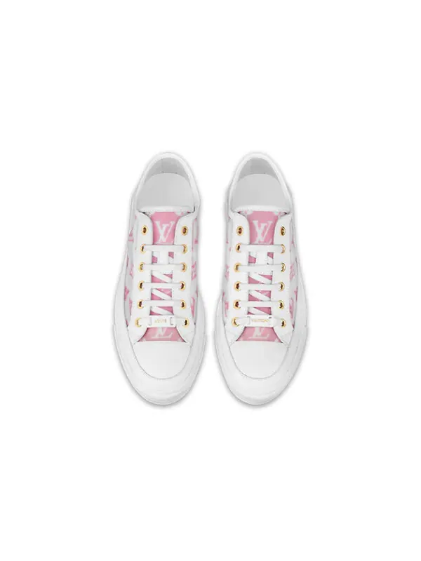 Кроссовки stellar sneakers 'white grey pink' Louis Vuitton — изображение 4 из 4, белый/серый/розовый