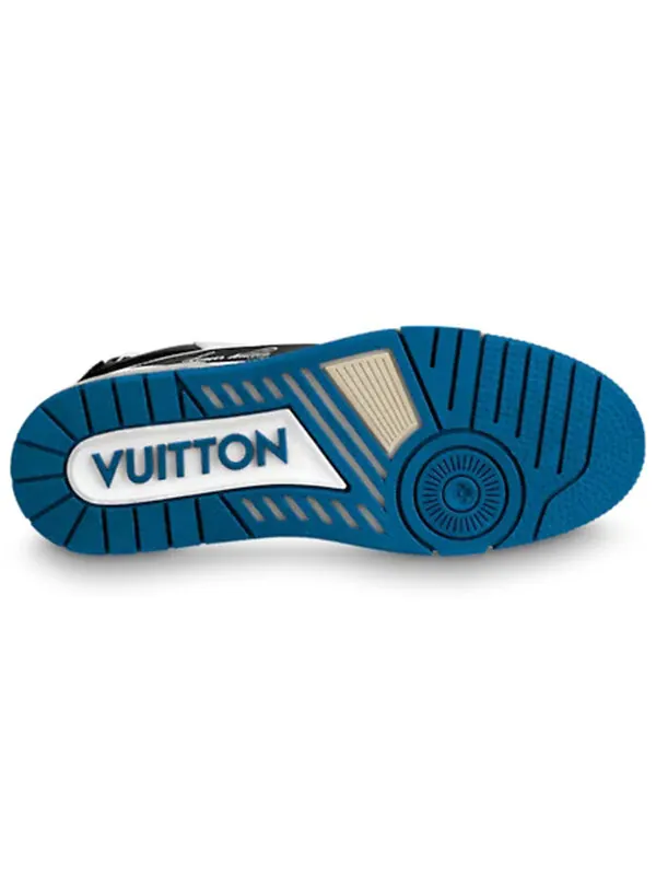 Кроссовки lv trainers black blue white' Louis Vuitton — изображение 4 из 4, черный/белый/синий