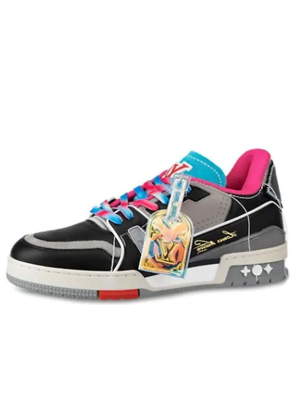 Кроссовки trainers 'pink multi-color' Louis Vuitton — изображение 1 из 4