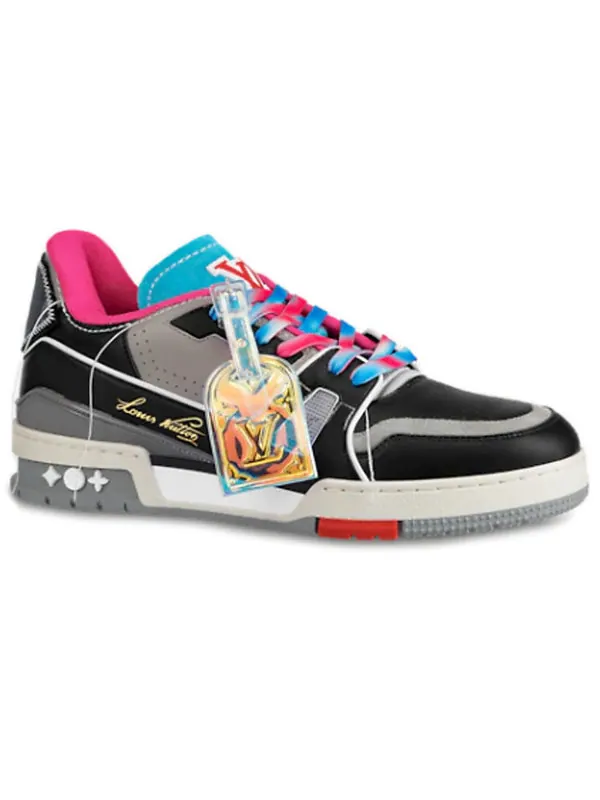 Кроссовки trainers 'pink multi-color' Louis Vuitton — изображение 2 из 4