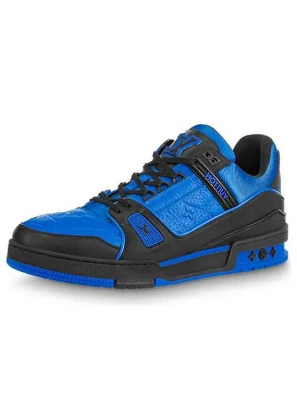 Кроссовки trainers 'blue monogram with black' Louis Vuitton — изображение 1 из 4, синий/черный