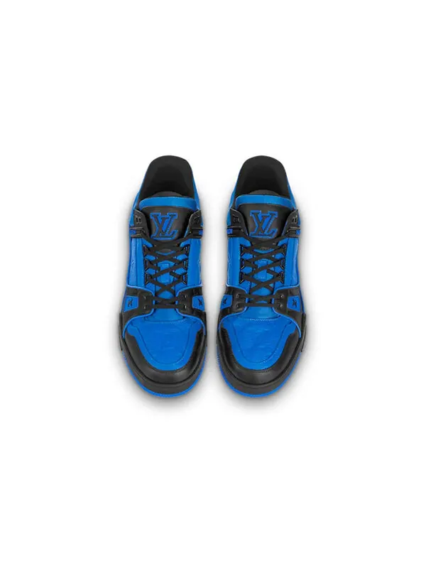 Кроссовки trainers 'blue monogram with black' Louis Vuitton — изображение 2 из 4, синий/черный