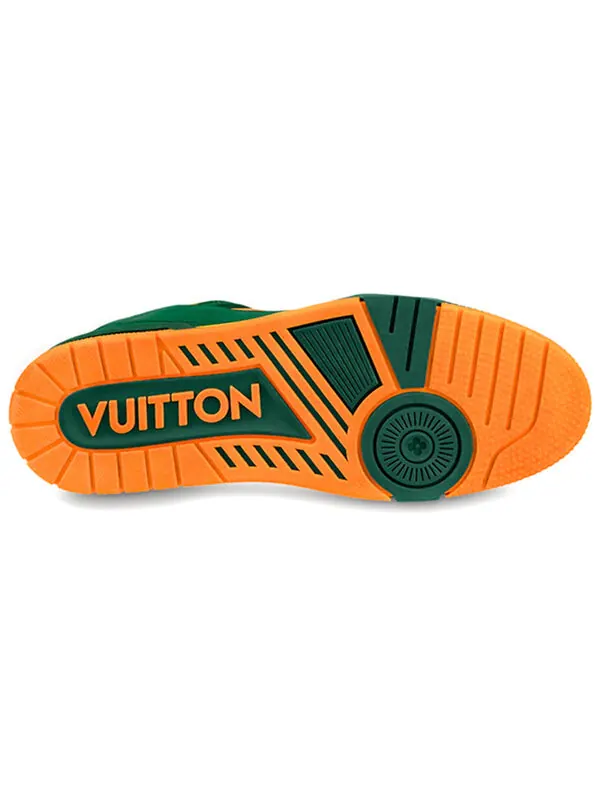 Кроссовки trainers 'orange monogram with green' Louis Vuitton — изображение 4 из 4, оранжевый/зеленый